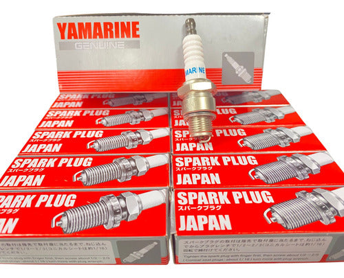 Kit 10 Velas De Ignição B7HS10 Yamarine Motor De Popa Yamaha 2t