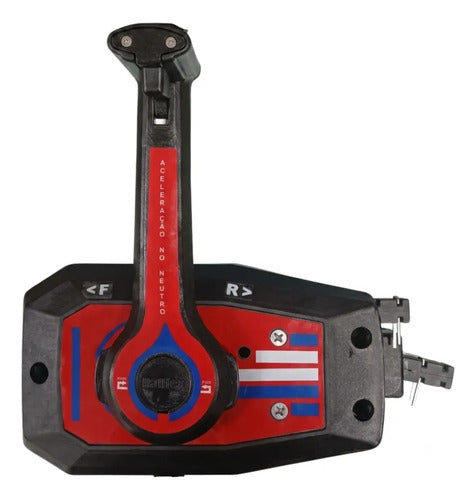 Manete Comando Motor Popa 4 Tempos Yamaha Hidea Mercury Japonês 40 E 50hp 3 Cil