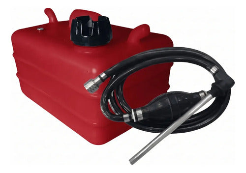 Tanque Combustível Vermelho Completo 12 L Motor Popa Suzuki
