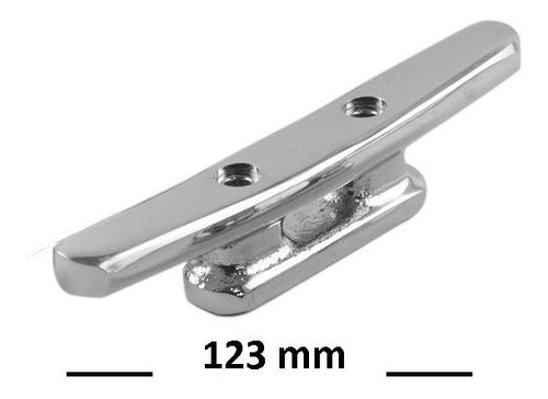 Cunho Amarra Cabo Latão Cromado 123 mm