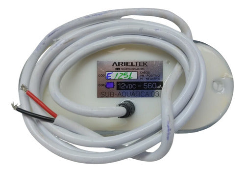 Luz Subaquática Azul Náutica 4 Leds 12v Lancha Arieltek