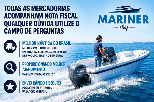 Luz Cortesia Barco Lancha Led Branco Quente 12v Arieltek Branco-quente