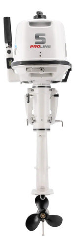 Motor De Popa 5hp A Gasolina 2 Tempos Anmax T5bs