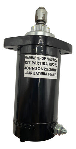 Kit Partida Eletrica Motor Popa Johnson/evinrude 25/30 Hp