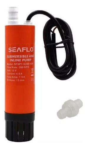 Bomba Submersível Linear Água E Óleo 280 Gph 12v Seaflo