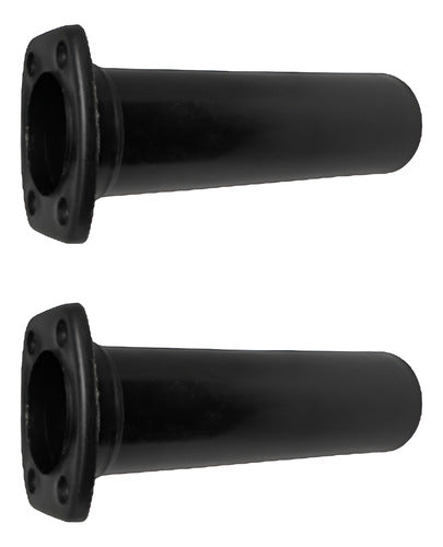 Kit 2 Porta Varas Caniço 14,5 cm Pesca Náutica Preto