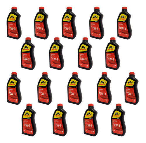 Óleo Menzoil Tcw3 Motor De Popa Barco Lancha 2 Tempos 18 L