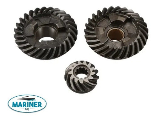 Kit Engrenagem Motor De Popa Yamaha 15hp Fmhs 97 Em Diante (classico)