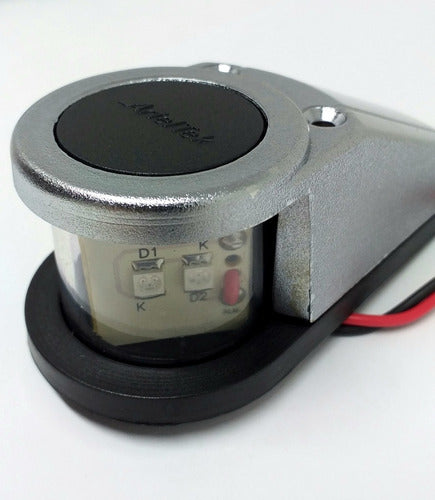 Luz De Navegação De Proa Bicolor Barco Lancha Led Arieltek