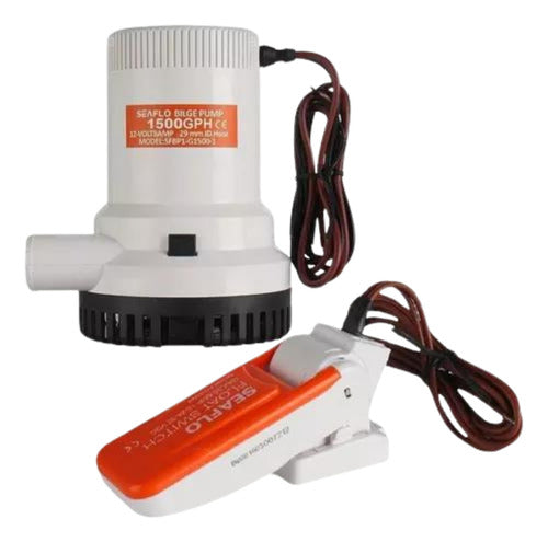 Bomba De Porão 1500 Gph Seaflo Original + Automático 24 V