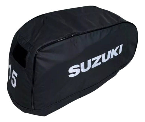 Capa Capô Motor De Popa Suzuki 15 Hp 98 Em Diante