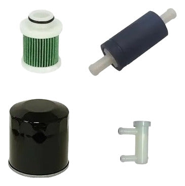 Kit Filtros Motor Popa Yamaha 75hp / 90hp 4 Tempos