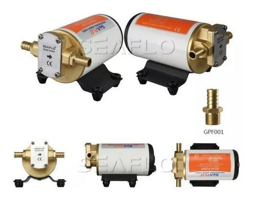 Bomba Circulação E Transferência Oleo 3.2 Gpm 12v Seaflo