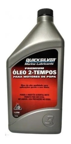 Óleo De Motor Quicksilver 2 Tempos Tcw3 Mercury Kit 3 L