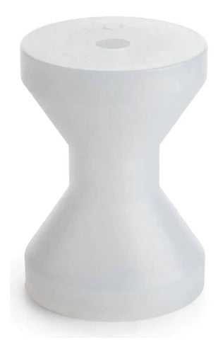 Apoio Rolete Branco 70x60mm Reboque Carreta Barco Lancha Jet