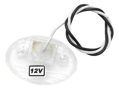 Luz Lanterna De Degrau Lancha Barco Led Branco Arieltek
