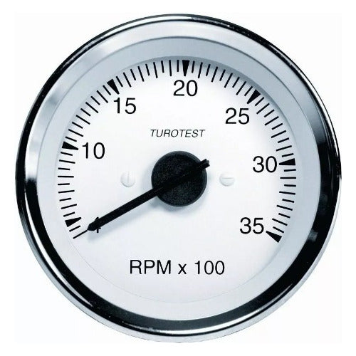 Tacômetro Contagiro 3500 Rpm 85mm Sensor Magnético Lanchas