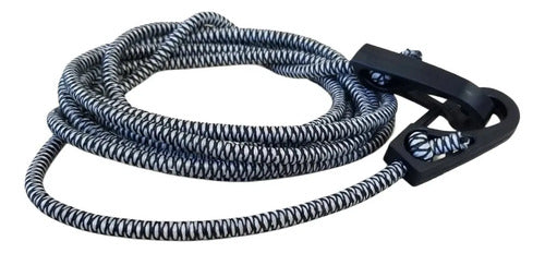 Corda Elastica 2,20m Estilo Aranha Caiaque Vibe100 Yellowfin Trançada