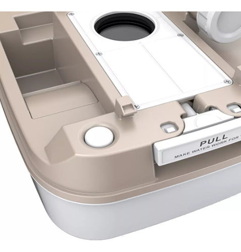 Banheiro Químico Vaso Portátil Multifuncional Luxo 18 L Seaflo