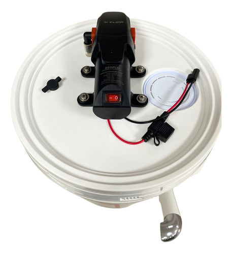 Kit Transferência De Óleo Bomba De Pressurização 1,5gpm 12v Seaflo