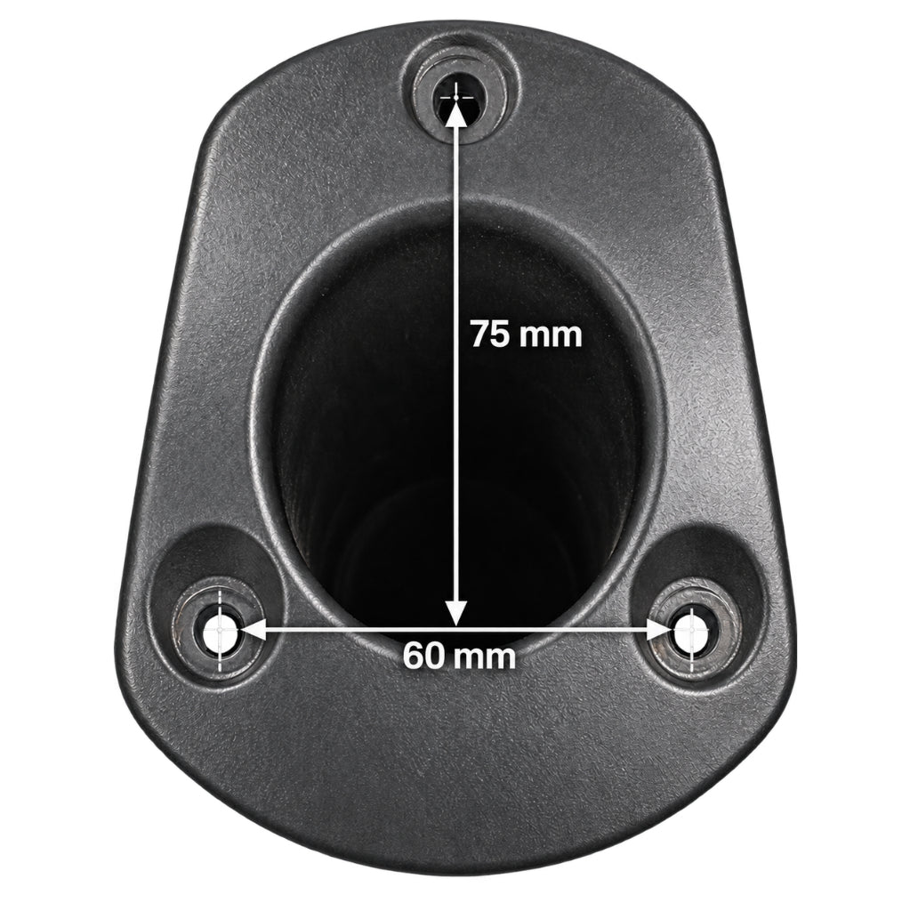 kit 4 Suportes para Vara caiaque Pesca Vibe Yellowfin 100 – Preto