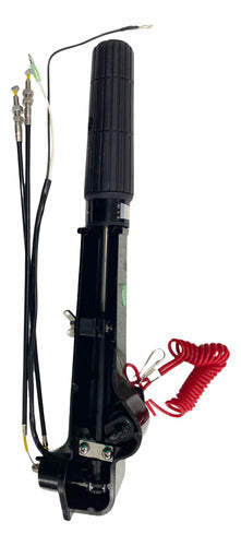 Manche Motor Popa Braço Comando Yamaha 15hp Hidea Completo