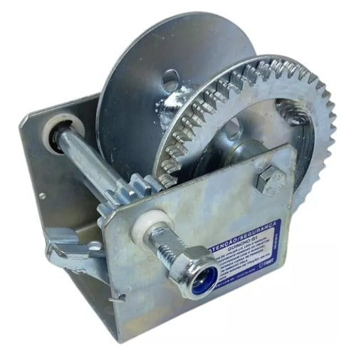 Guincho Para Carretinha De Barco Lancha Jetski 400kg C/ Cinta