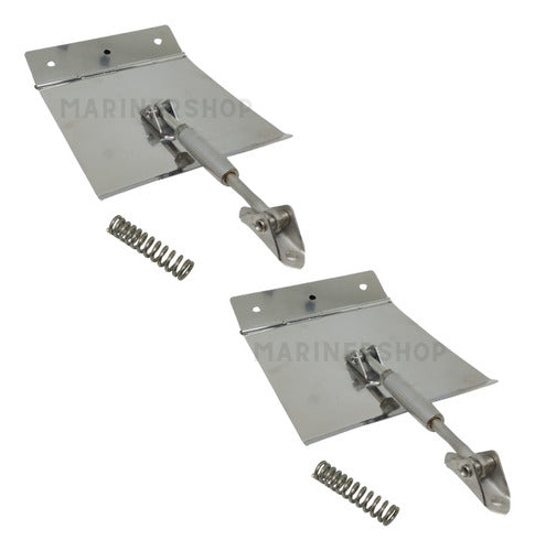 Flap Estabilizador Aço Inox 280x300mm Lanchas Até 25 Pés