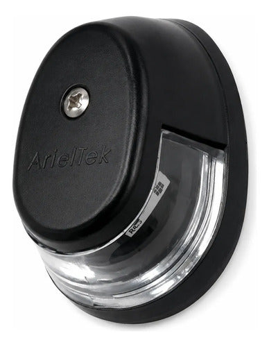 Luz Navegação Bicolor  Proa Led Barco Lancha Preto Arieltek Bicolor - Verde E Vermelho
