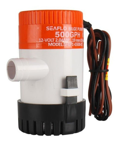 Bomba De Porão 500 gph 1.890 Lpm 24v Seaflo