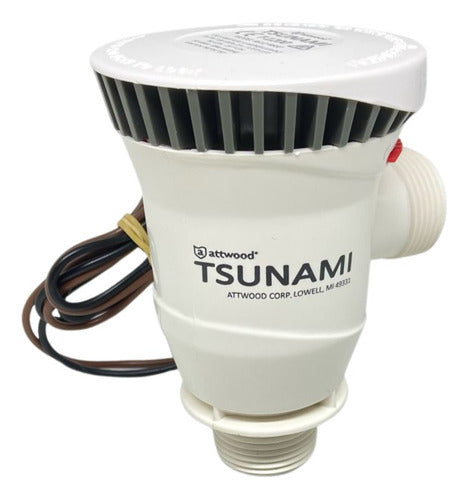 Bomba Aeradora Viveiro Rosca Curta 1.200 Gph 12v Tsunami