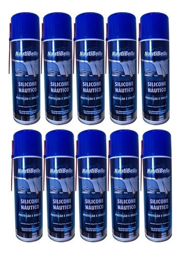 Silicone Náutico Nautibelle 300 Ml Lancha Barco Jet 10 Un