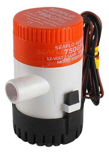 Bomba De Porão 750 Gph 12v 2839 Litros Por Hora Seaflo