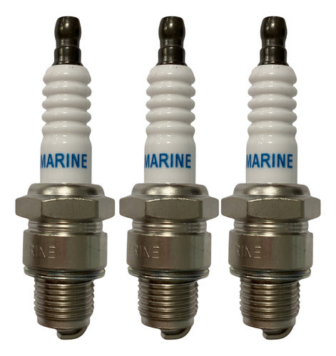 Kit 3 Velas De Ignição B7HS10 Yamarine Motor De Popa Yamaha 2t