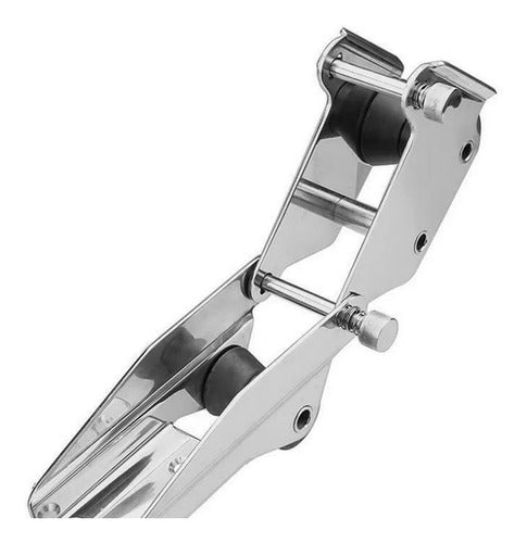 Lançador De Ancora Articulado Inox 327mm Lancha Barco