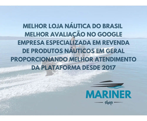 Pescador Aço Latão Para Tanque Até 50 Litros Seapró Mercury e Suzuki