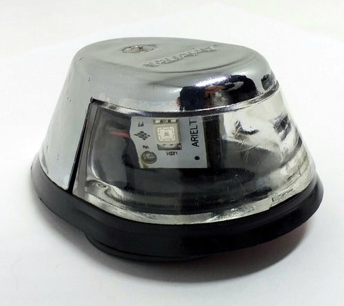 Luz Navegação Bicolor Proa Em Led Barco Lancha Arieltek