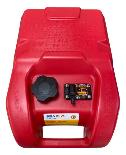 Tanque Combustível Motor Popa (24 L) C/ Medidor E Mangueira