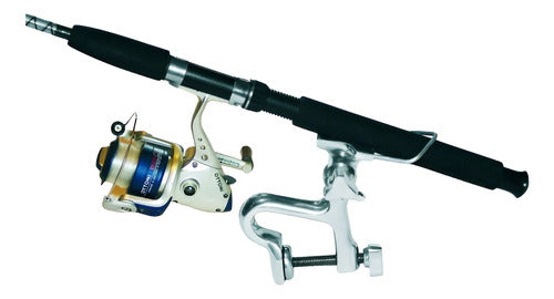 Suporte Para Varas Mão Santa Móvel P/ Barco Pesca Lancha Par