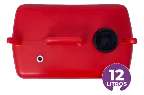 Tanque Combustível 12 L Motor De Popa Yamaha / Mercury Vermelho