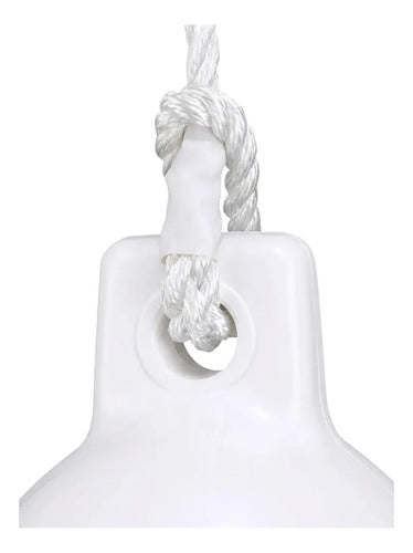 Defensa Náutica Inflável G4 16,5 X 58,4cm Barco Lancha Branco