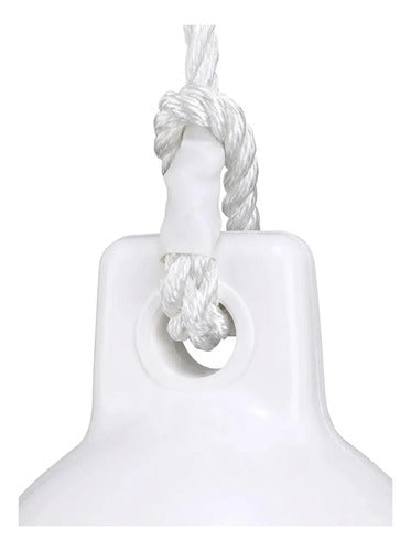 4 Defensa Náutica Inflável G6 25,4x76,2 Cm Barco Lancha Branco