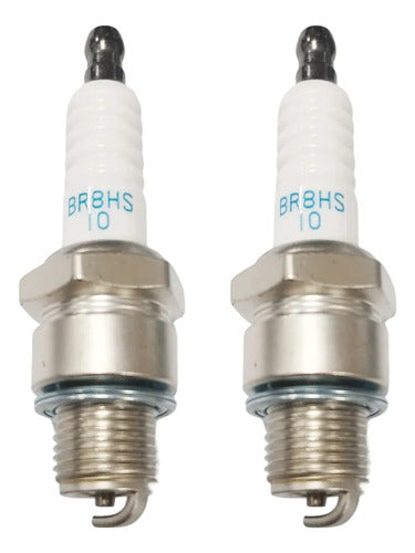Par Velas De Ignicao Motor Popa Mercury 40 E 50 Hp Br8hs-10