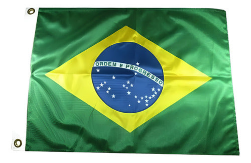 Bandeira Do Brasil Para Mastro Barcos E Lanchas 22 x 33