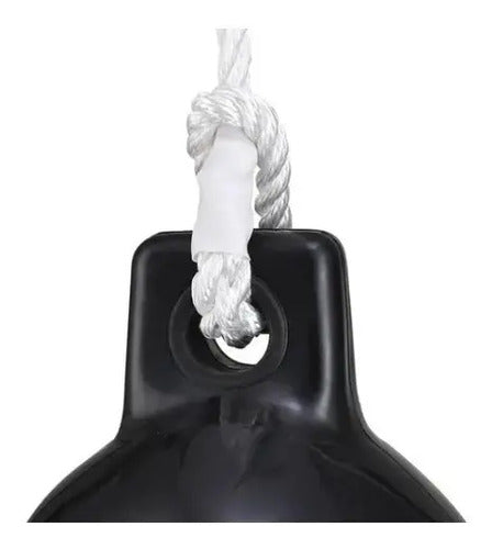 4 Defensa Náutica Inflável G6 25,4 X 76,2 Cm Lancha Barco Preto