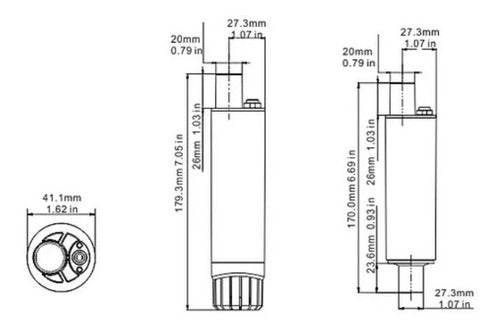 Bomba Submersível Linear Água Salgada Óleo 500gph 12v Seaflo