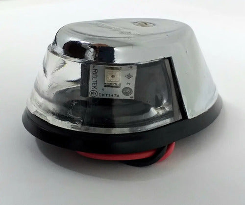 Luz Navegação Bicolor Proa Em Led Barco Lancha Arieltek