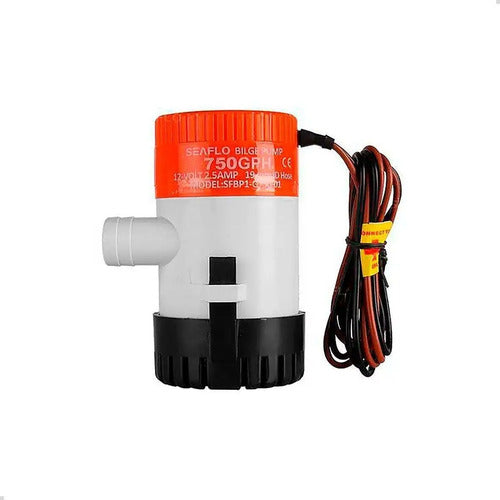 Bomba De Porão 750 Gph 12v 2839 Litros Por Hora Seaflo
