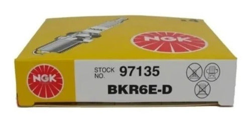 Kit 4 Velas De Ignição Ngk Bkr6e-d Motor Barco Carro