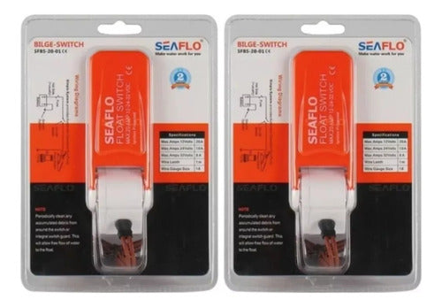 Automático Para Bomba De Porão Seaflo 12v Ou 24v 2 Un